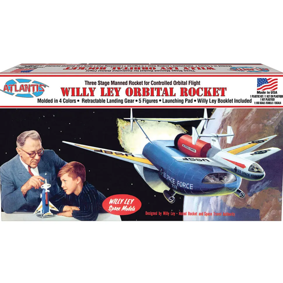 WILLY LEY ORBITAL ROCKET 1/193 KIT ATLANTIS (M46) 1:193 Scale Plastic by Atlantis Models